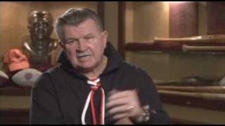 Mike Ditka  answers question about coach Profile