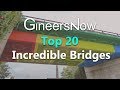 Top 20 incredible bridges  gineersnow tv