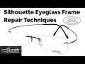 Silhouette Eyeglass Frame Parts and Repair Techniques from All American Eyeglass Repair