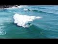 No meaning no purpose  perfect glassy headhigh waves in nsw aus  4k drone footage  alan watts