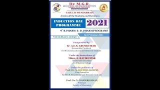 Pharmacy Induction Programme 2021 Batch