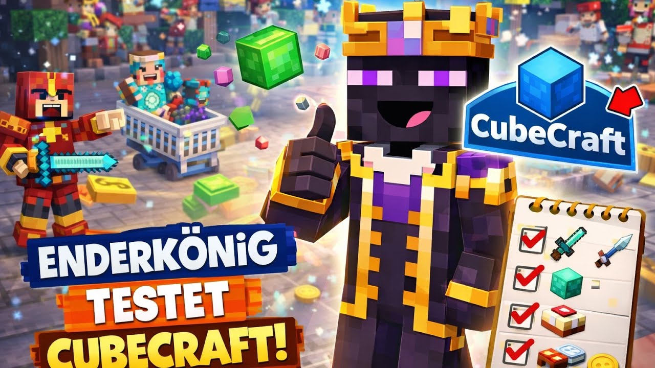 1. Folge cubecraft Ich teste minecraft #cubecraft - YouTube
