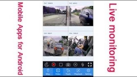 Demo of Mobile Apps for Android/Mobile dvr/Mdvr