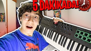 5 Daki̇kada Güzel Bi̇r Beat Yapma Challenge ⏰ 🔥(Trap Beat Yaptım )