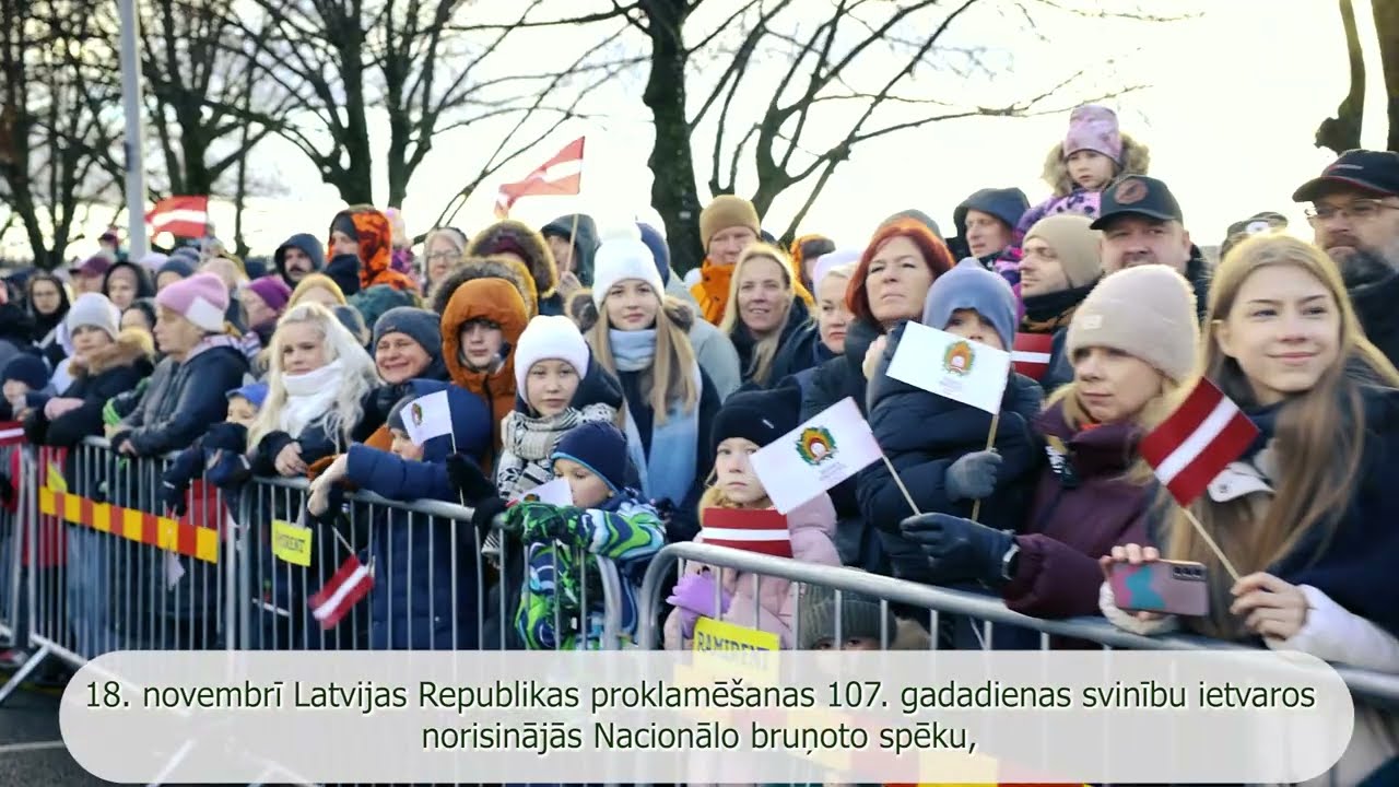 Valsts robežsardzes dalība Latvijas Republikas proklamēšanas 107. gadadienai veltītajā parādē