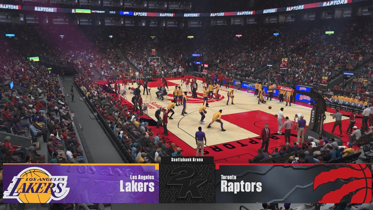 2nd quarter. Lakers 67-8 @ Raptors 38-36 - YouTube