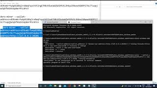 Mining Dero coin for windows CPU Mining