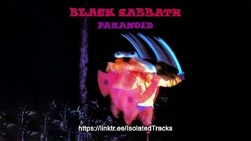 Black Sabbath - Paranoid (Drums & Vocals Only)