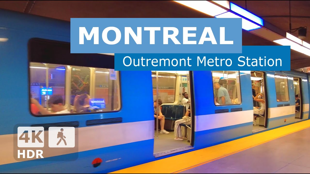 [ 4K ] Outremont Metro Station Walking Tour | 🔵 Blue Line | Montreal, Quebec, Canada 2025 🇨🇦