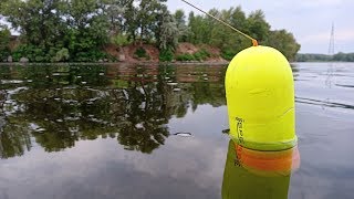 Catching catfish on a float