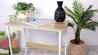 comfygoods.com – Chic Computer Desk for Home & Office – Minimalist Design, Walnut or Gray Color