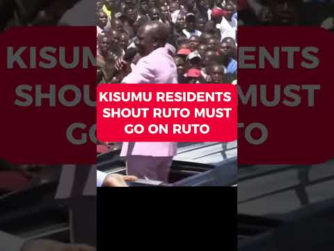 KISUMU RESIDENTS SHOUT RUTO MUSTGO ON RUTO Railaodinga Citizentv Kenya