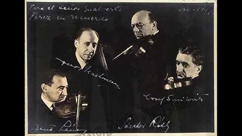Lener Quartet - Beethoven : String Quartet No.8 e-moll "Rasoumowsky" Op.59-2 - 1st & 2nd Mvt (1938)
