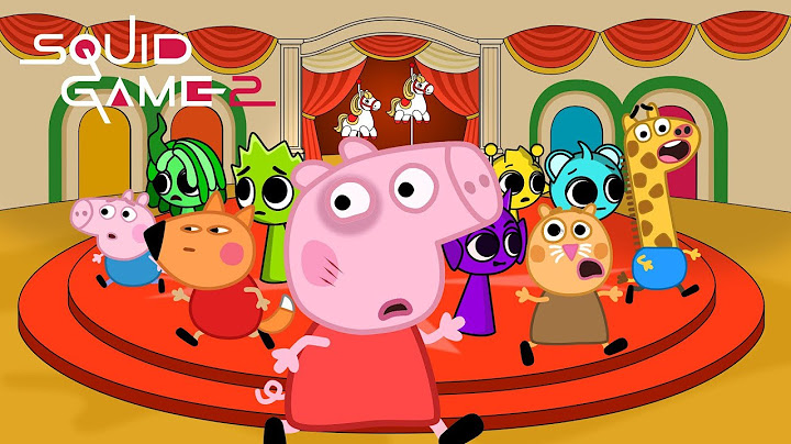 Peppa Pig vs Sprunki in SQUID GAME MINGLE