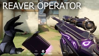 Valorant | Level 4 Reaver Operator Skin Gameplay   Showcase