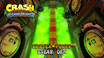 CRASH BANDICOOT 1 (N. SANE TRILOGY) - CORTEX POWER (CLEAR GEM) [No Commentary] | GAYMER CORNER