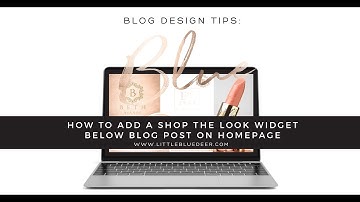 How to Add Shop the Look Widget to Homepage