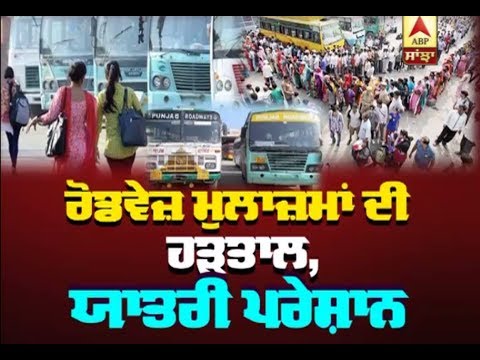 Roadways ਮੁਲਾਜ਼ਮਾ ਦੀ ਹੜਤਾਲ,ਯਾਤਰੀ ਪਰੇਸ਼ਾਨ | ABP Sanjha |