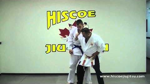 Self Defense Technique - How to escape one hand on each wrist rear close - Hiscoe Jiu-Jitsu