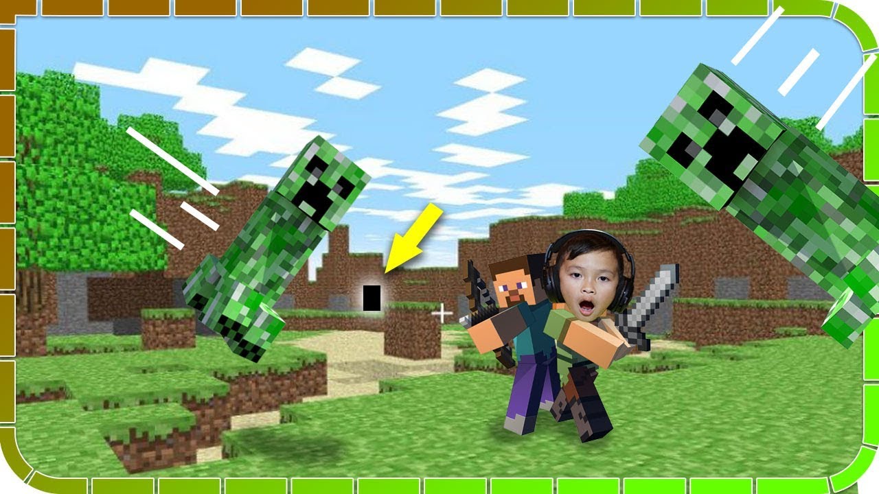 I Found Creeper in SECRET MINE in Minecraft!!! toysrus