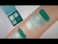 Viseart water lotus palette live swatches eyeshadow application