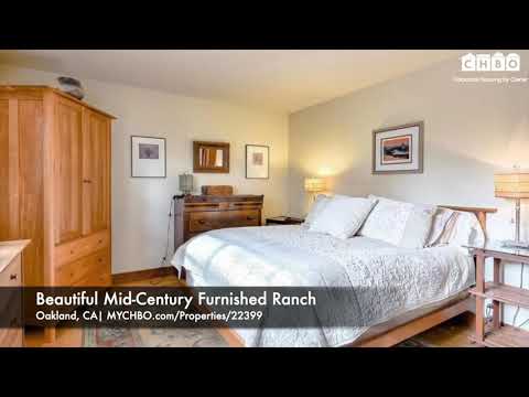 Beautiful Mid-Century Furnished Ranch | Oakland | CHBO