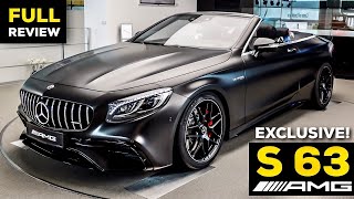 2020 MERCEDES AMG S63 Cabriolet NEW Magno Graphite V8 FULL Review 4MATIC+