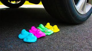 Crushing Crunchy & Soft Things by Car! - EXPERIMENT Candy vs Car screenshot 5