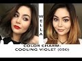 WELLA Cooling Violet on Yellow Hair (Tutorial)