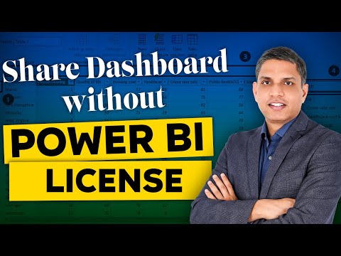 Share Dashboard without Power BI License - video from Datacense