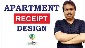 How to make Apartment Receipt Design in CorelDRAW | Learn CorelDRAW | Vector Design | Techpro Deb