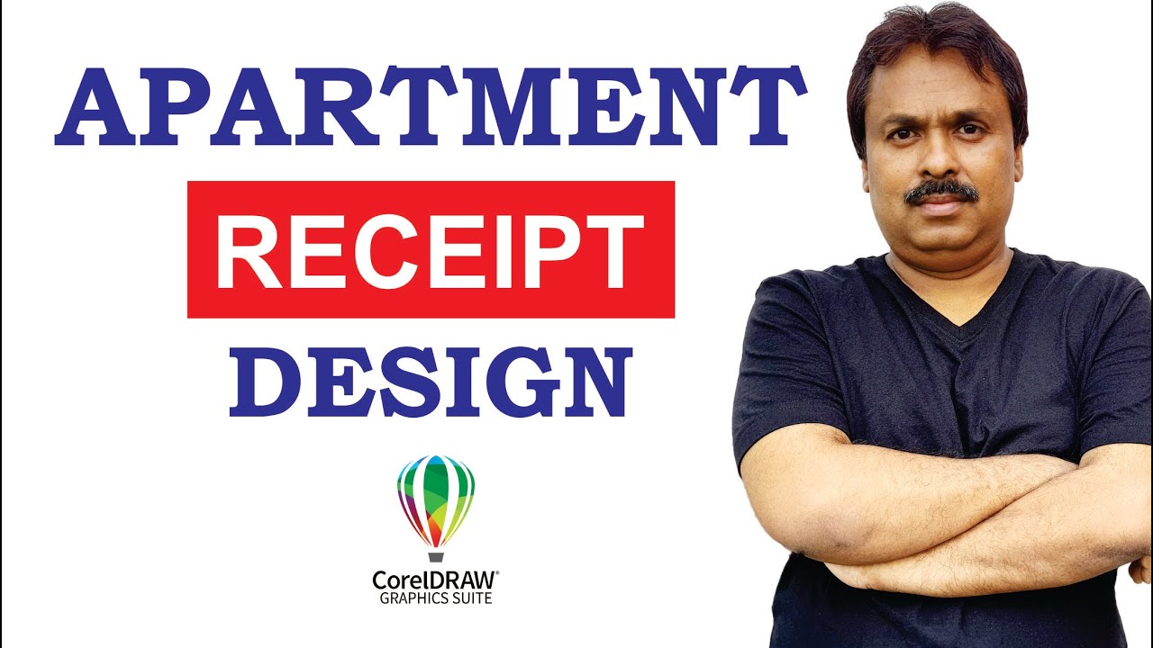 How to make Apartment Receipt Design in CorelDRAW | Learn CorelDRAW | Vector Design | Techpro Deb