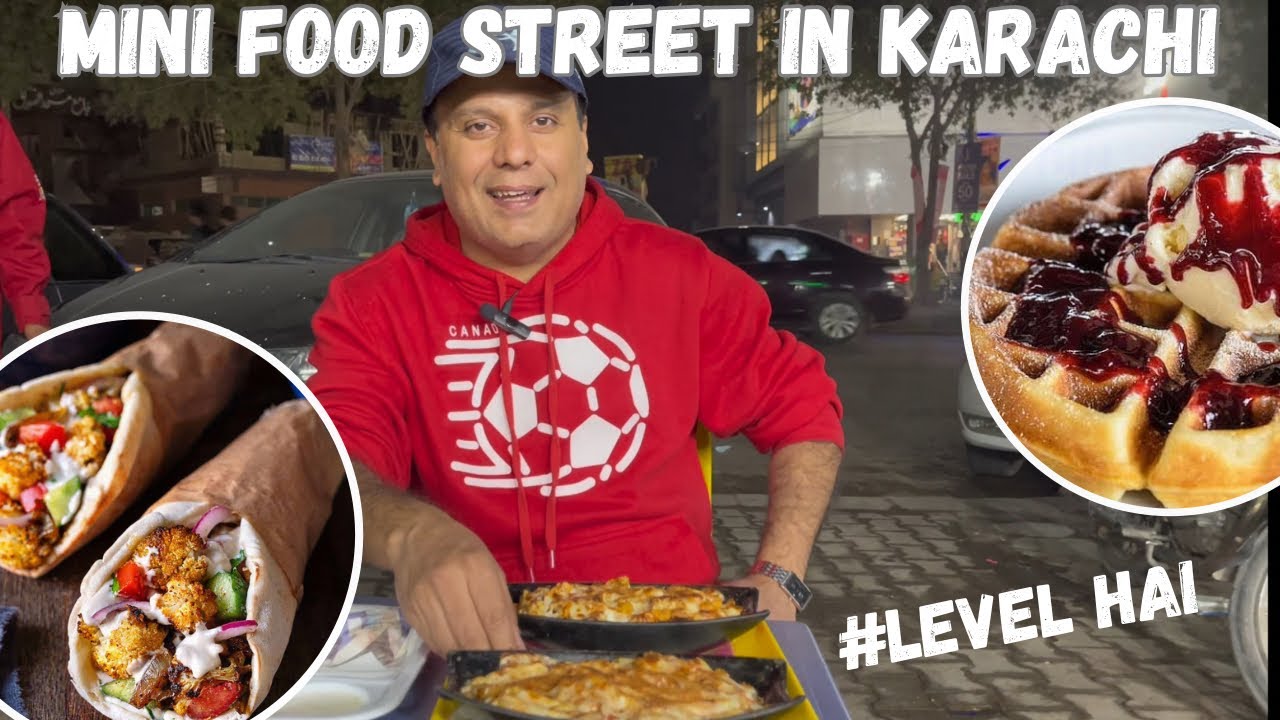 Mini FoodStreet Johar Karachi ShwarmaWafflesPizza Fries