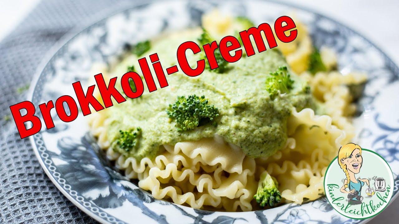 Brokkoli-Creme Pasta-Sauce mit dem Thermomix - YouTube