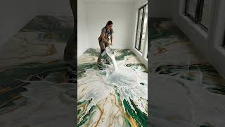 Luxury Epoxy floor BedRoom design #shorts