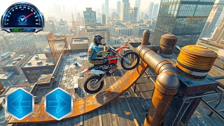 Rooftop Bike Stunt Challenge in City | Crazy Jumps Gameplay | Rashmi Games screenshot 4