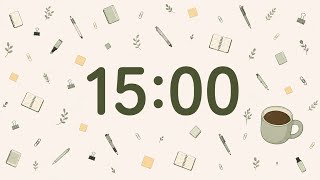 π Never Miss Important Notes! | 15-Minute Note Taking Focus Timer