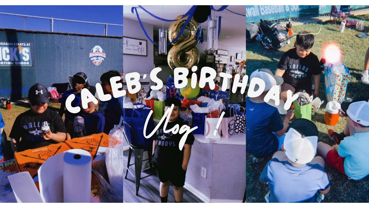 A listando la sorpresa para Caleb🥳con su Baseball ⚾️ team ! Caleb cumple 8 😭