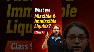 Miscible & Immiscible Liquids Explained 🔥 Class 9 Chemistry 🚀 #boardexam