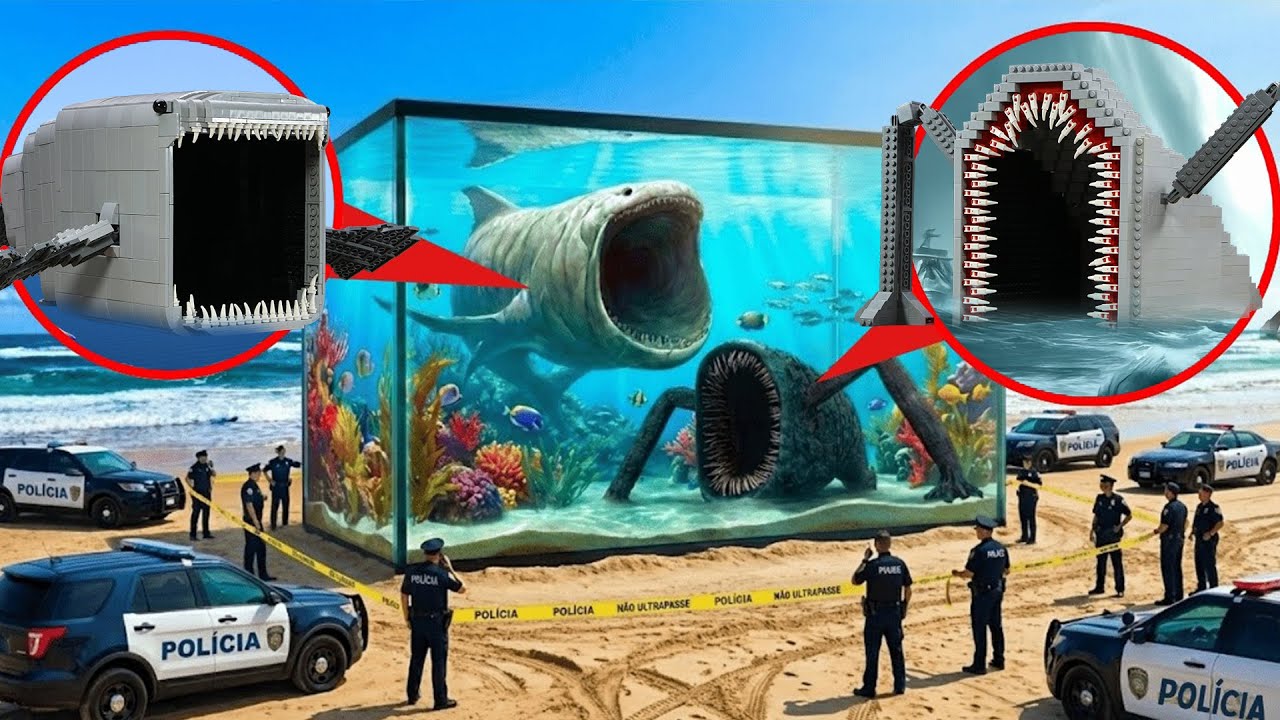 BLOOP AND SEA EATER WERE ARRESTED IN REAL LIFE!! LEGO Mythical Creature Brick Beast