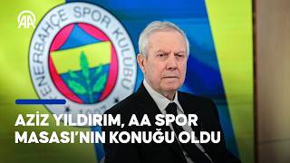 Fenerbahçe Presidential Candidate Aziz Yıldırım is the guest of AA Sports Desk