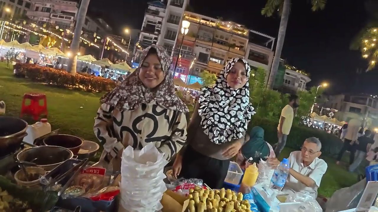 Впервые пробую камбоджийскую самосу в Пномпене! 🇰🇭😲 | Дегустация уличной еды