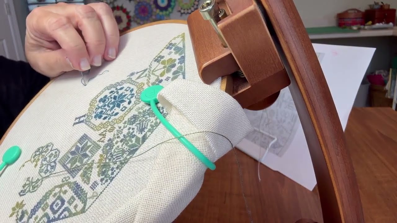 FlossTube Extra - My Stitching Set-up and Two-Handed Stitching (September 4, 2025)
