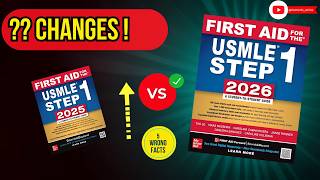 First Aid 2025 vs 2026: Every High-Yield Change for Step 1 Guide