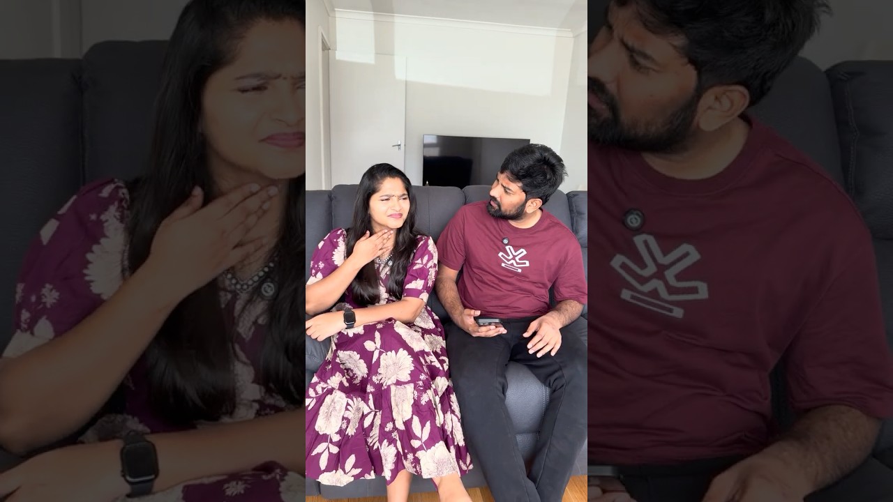 గొంతు అంత నొప్పిగా ఉంది అంటే పిసికేయమంటావా అంటున్నాడూ🧐🧐 | couple Telugu comedy 