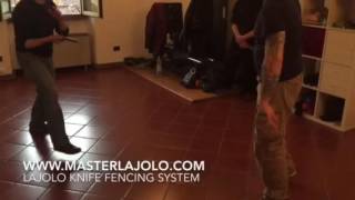Real knife sparring Lajolo system