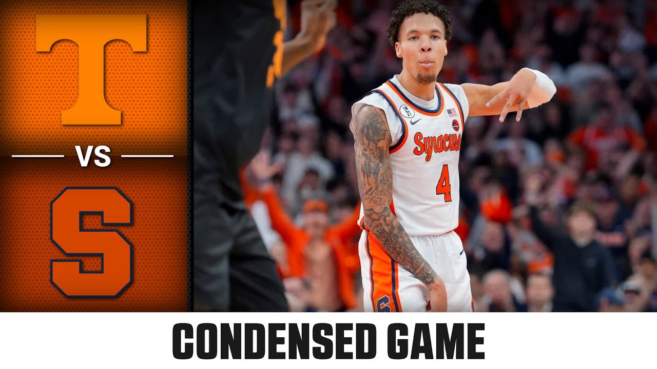 Tennessee vs. Syracuse Condensed Game | 2025-26 ACC Men's Basketball