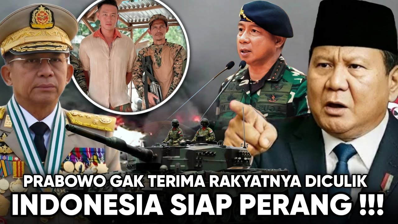 KEMARAHAN PRABOWO ke MYANMAR, TNI Serang Junta Militer” Kronologi Konflik Panas Indonesia vs Myanmar