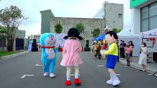 Download Lagu Phần trình diễn của bộ ba linh vật Doraemon, Nobita và Shizuka - Hải Phong JSC MP3