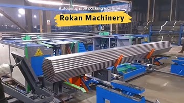 ERW round pipe automatic packing machine